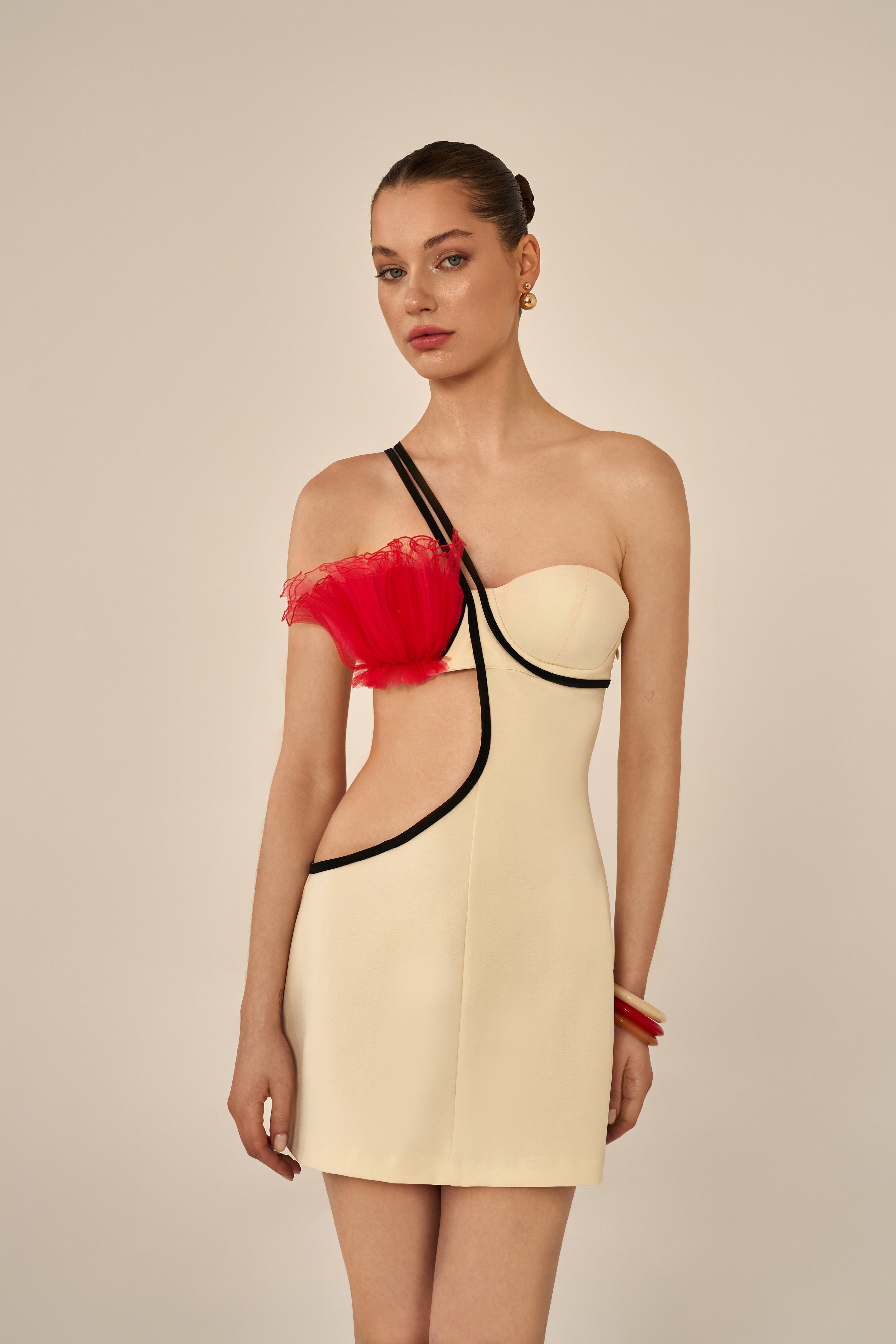 Linea Cut Mini Dress